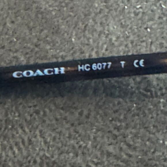 Coach Eyeglasses Frames Only HC 6077 - 5335 Dark Purple Tortoise 51 15 135 - Picture 10 of 10